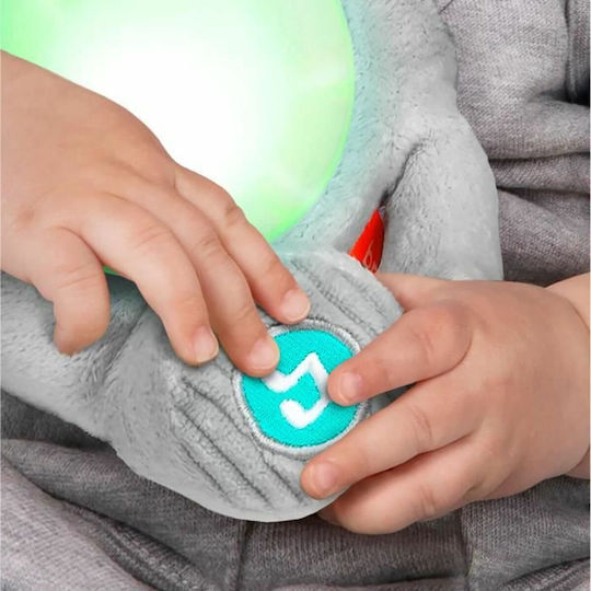 Bright Starts Animăluț Hug-a-bye Baby din Țesătură cu Muzică și Sunete pentru 0++ Luni