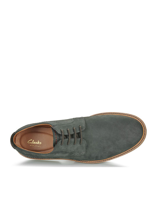 Atticus Men's Leather Casual Shoes Gray