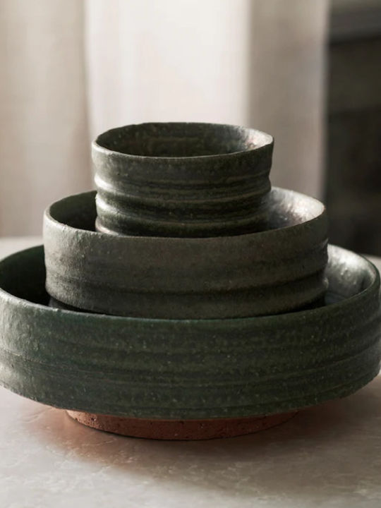 Ferm Living Διακοσμητικό Μπωλ Κεραμικό Πράσινο 12.5x12.5cm
