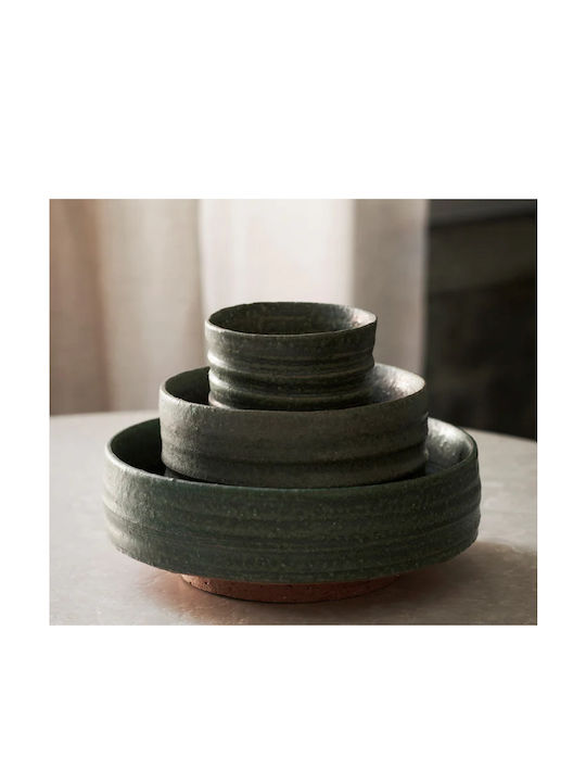Ferm Living Διακοσμητικό Μπωλ Κεραμικό Πράσινο 18x18cm