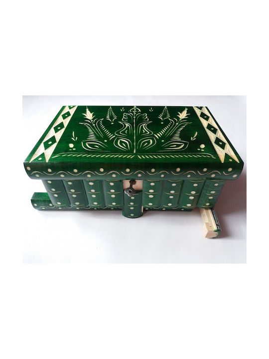 Magic Puzzle Box Κουτί Κοσμημάτων Ξύλινο με Καθρέφτη 21x13.3x9.6cm