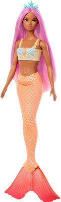 Barbie Mermaid with Colorful Hair, Tails and Headband Accessories Puppe Dreamtopia Meerjungfrau mit Lachsschwanz für 3++ Jahre