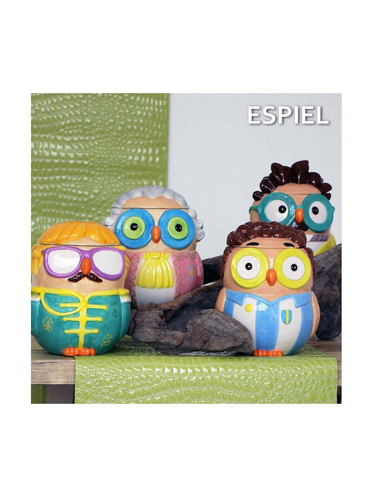 Espiel Футболист Сет от бисквитки Керамично Многоцветни 12.6x12x16бр 2бр Espiel Футболист Сет от бисквитки Керамично Многоцветни 12.6x12x16бр 2бр