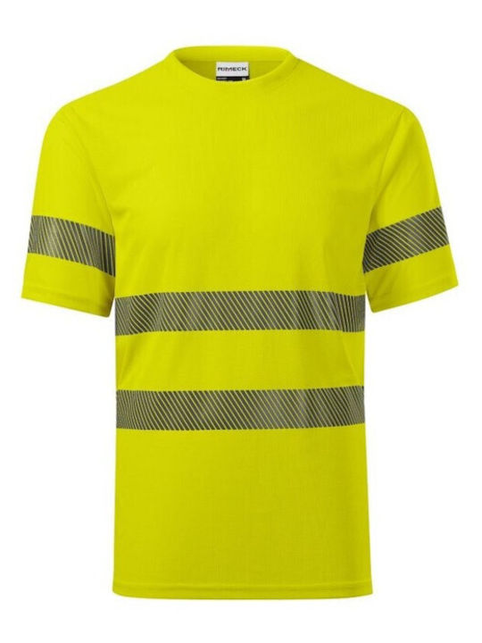 Rimeck Men's Short Sleeve Promotional T-Shirt Fluorescent Yellow