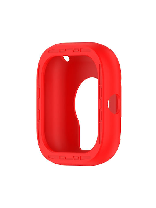 Θήκη Σιλικόνης σε Κόκκινο χρώμα για το Redmi Watch 4 Θήκη Σιλικόνης σε Κόκκινο χρώμα για το Redmi Watch 4