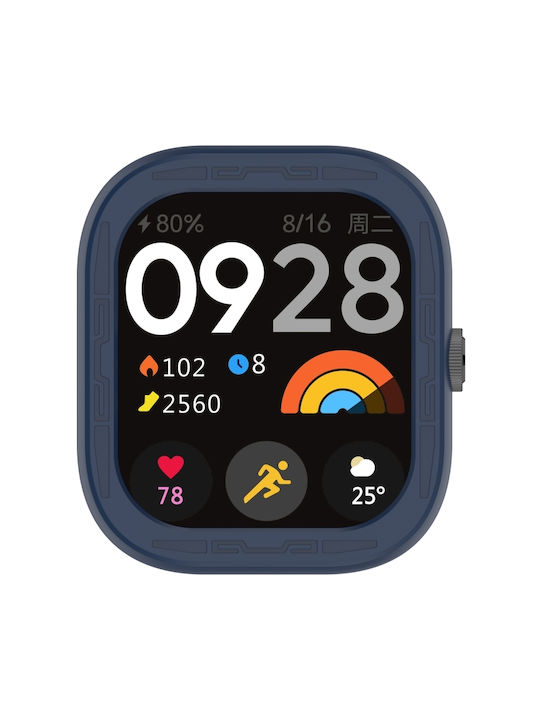 Silikonhülle in Blau Farbe für Redmi Watch 4