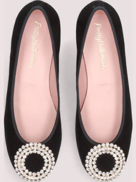 Joanna Leder Pumps mit niedrigem Absatz Schwarz