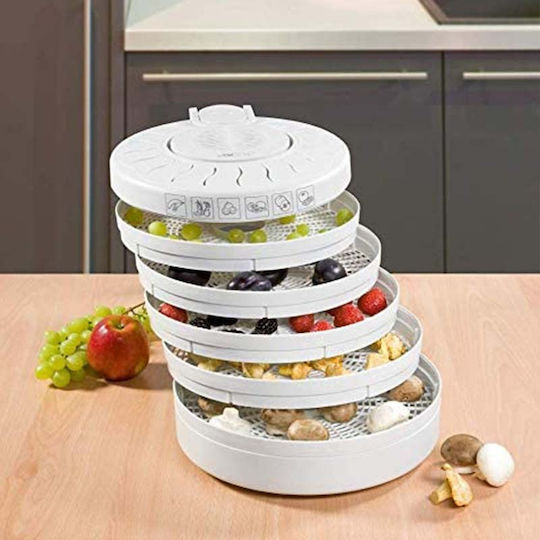 Clatronic DR 2751 Lebensmittel-Dehydrator mit 5 Regalen