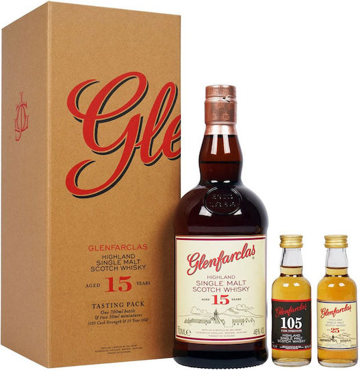 Glenfarclas Σύνθεση Ποτών σε Κουτί 3τμχ 700ml
