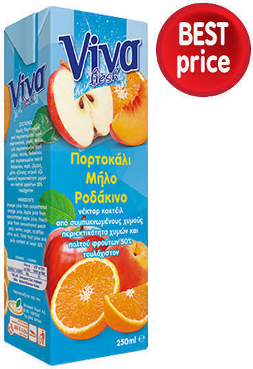 Viva Cocktail Orange / Apfel / Pfirsich 250ml 1Stück