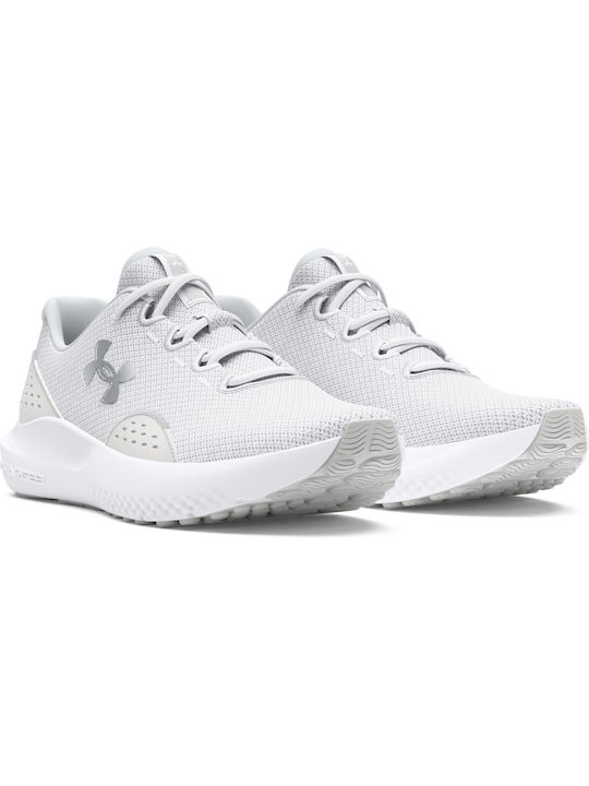 Under Armour Charged Surge 4 Femei Pantofi sport Alergare Albe