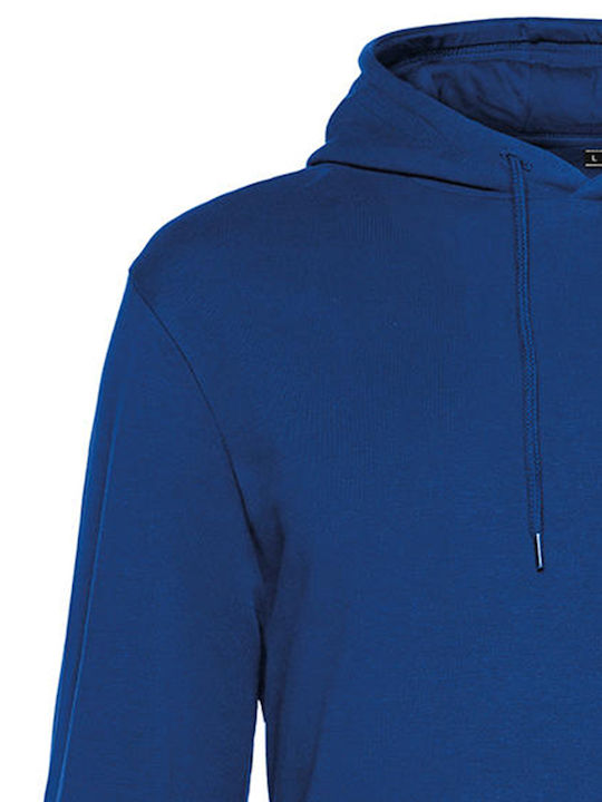 B&C Werbe-Hoodie in Blau Farbe