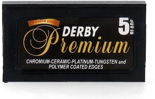 Derby Premium Pack 100 Single Edge Blades Резервни остриета за чувствителна кожа 100бр