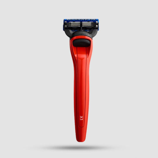 Bolin Webb X1 Cooper Red Razor cu Cap de schimb 5 lame pentru piele sensibilă
