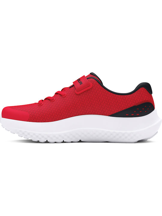 Under Armour Αθλητικά Παιδικά Παπούτσια Running Surge 4 Κόκκινα