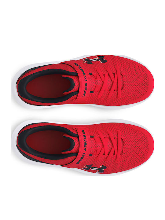 Surge 4 Kids Sports Shoes Running with Hoop & Loop Closure Red