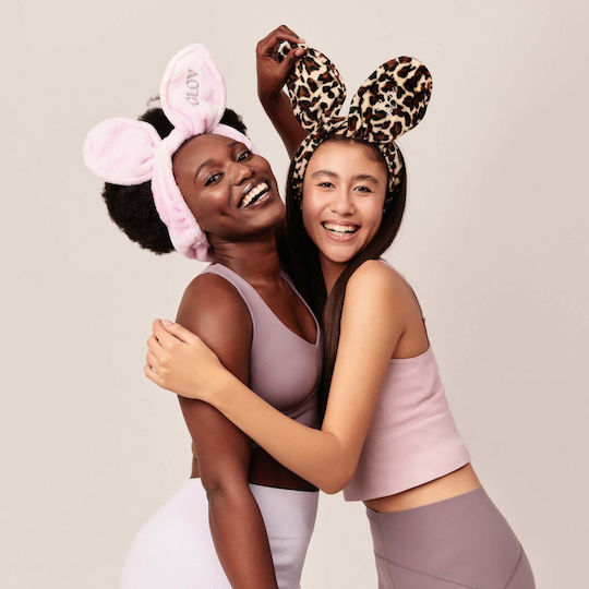 Glov Bunny Ears Make-up-Stirnband Rosa