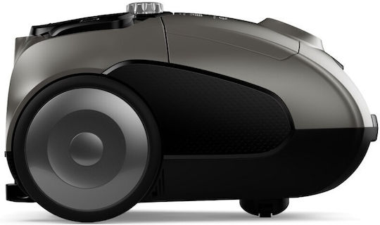 Tesla BG300G Ηλεκτρική Σκούπα 800W με Σακούλα 3.5lt Γκρι