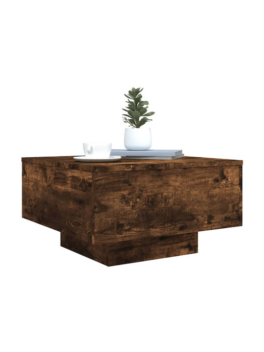 Square Side Table Wooden Smoky Oak M55xW55xH31cm
