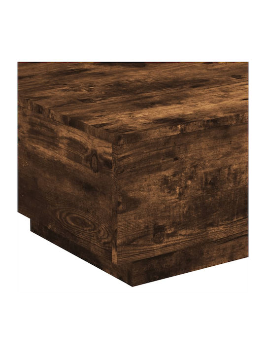 Square Side Table Wooden Smoky Oak M55xW55xH31cm