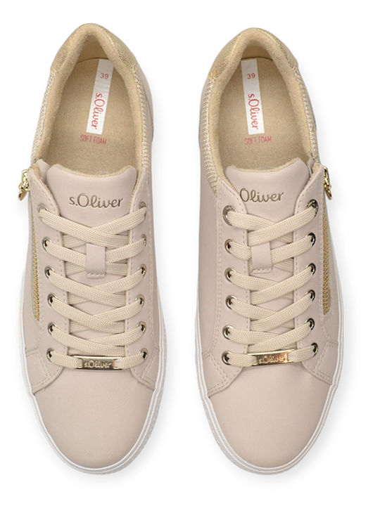 S.Oliver Femei Sneakers Bej