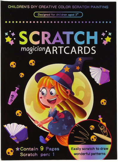 Lean Toys Ζωγραφική Scratch Book για Παιδιά 3+ Ετών