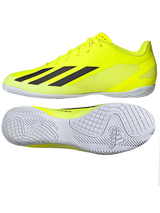 Adidas Low Football Shoes IN Hall Yellow