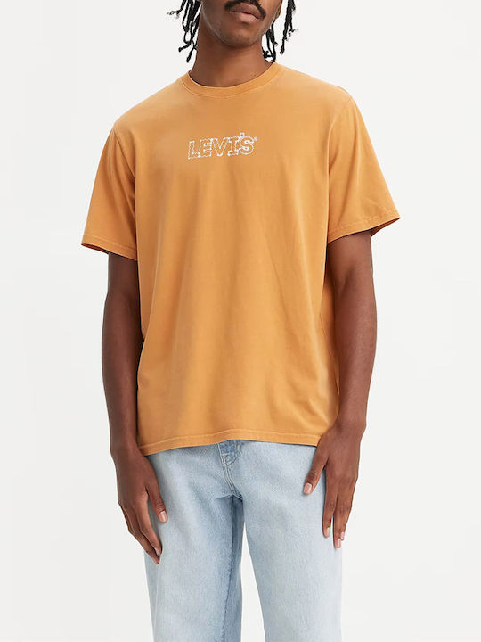 Levi's Men's Short Sleeve T-shirt Lightorange