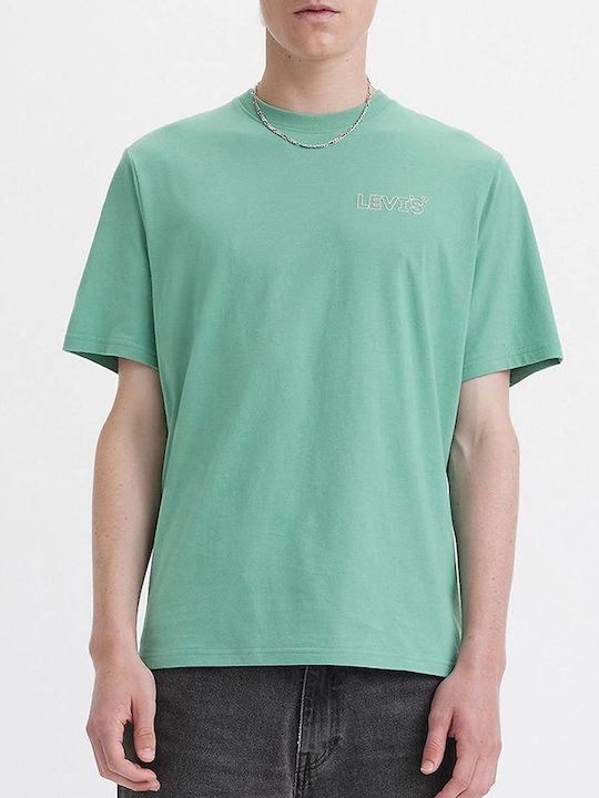 Levi's Men's Short Sleeve T-shirt Beryl Green