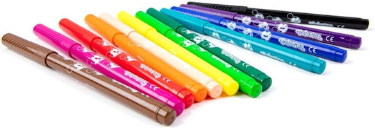 Colorino Drawing Markers 1mm Thin Set 12pcs