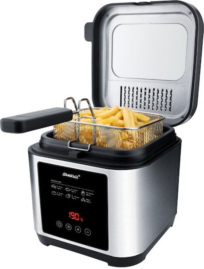 Steba Vas pentru Fondue Electric Metalic 8 Persoane Argintiu