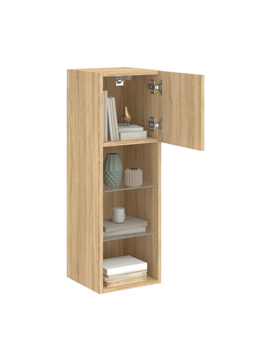 Wall Cabinets Brown 2 Pieces 30.5x30x90cm