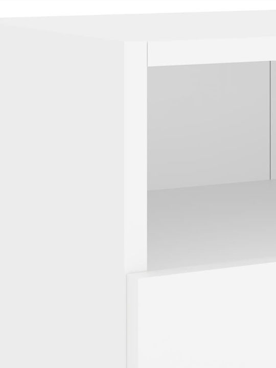 TV-Ständer Weiß M80xP30xH30cm