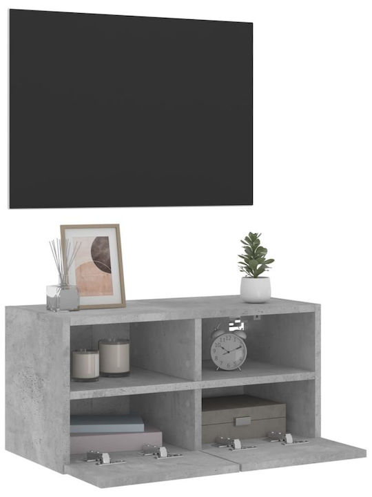 TV-Möbel Hölzernes Gray L60xB30xH30cm