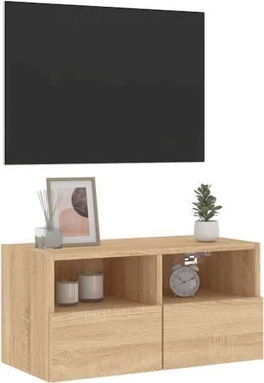 TV-Ständer Kaffee M60xT30xH30cm