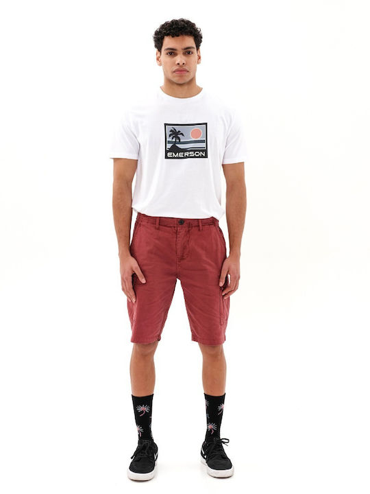 Men's Shorts Cargo Burgundy