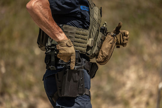 Mechanix Wear Military Gloves in Khaki color