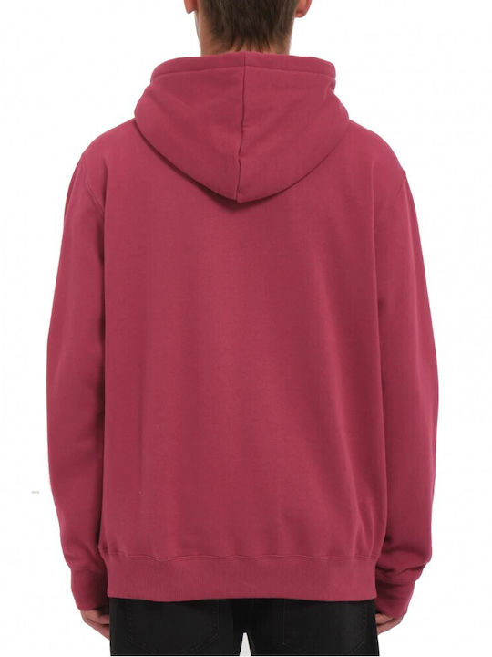 Volcom Fa Gothstone Po Men's Sweatshirt with Hood Bordeaux