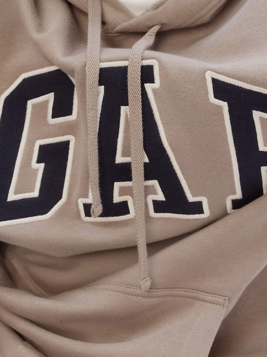 Sweatshirt with Hood Brown