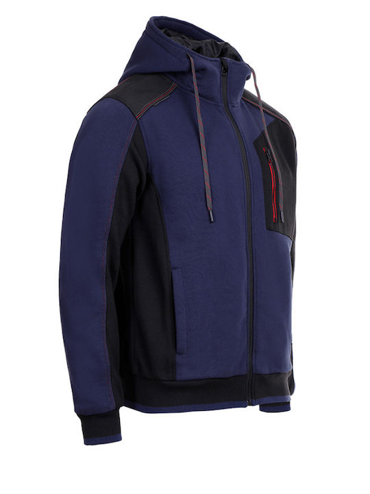 Stenso Revolt Work Jacket with Hood Navy Blue