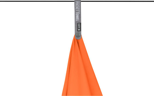 Sea to Summit Pocket Microfiber Towel for Body in Orange Case 150x75cm