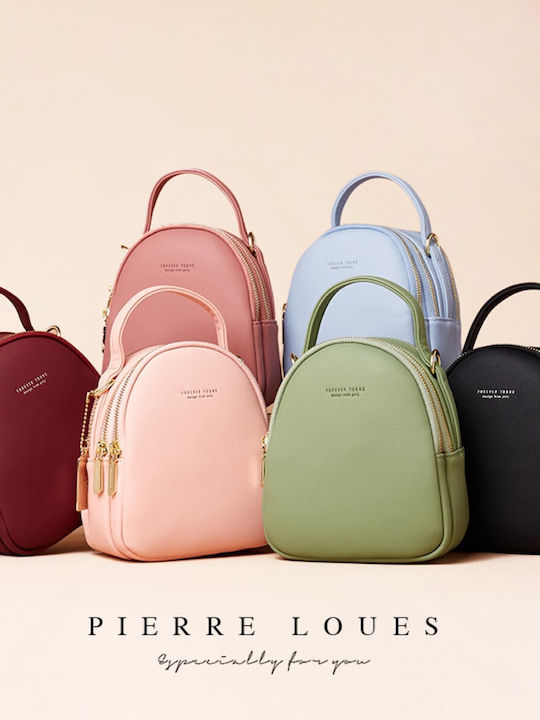 Pierre Loues Damen Tasche Rucksack Grün