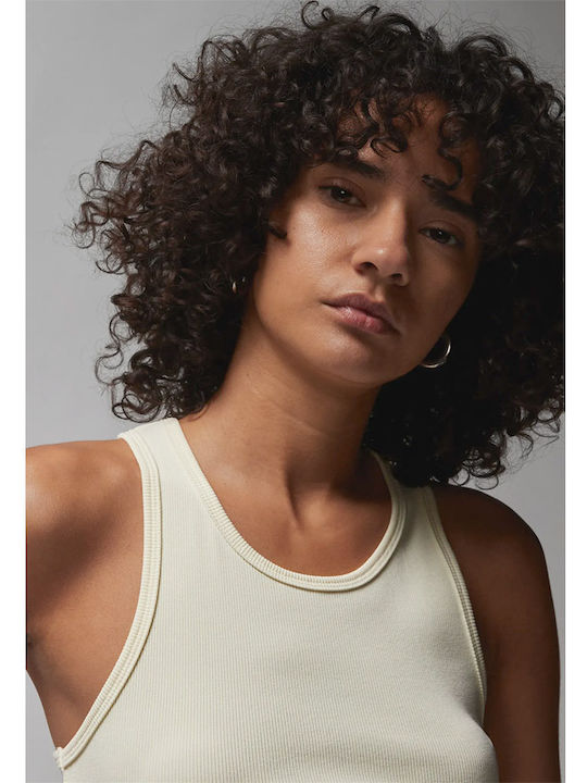Women's Athletic Blouse Sleeveless White