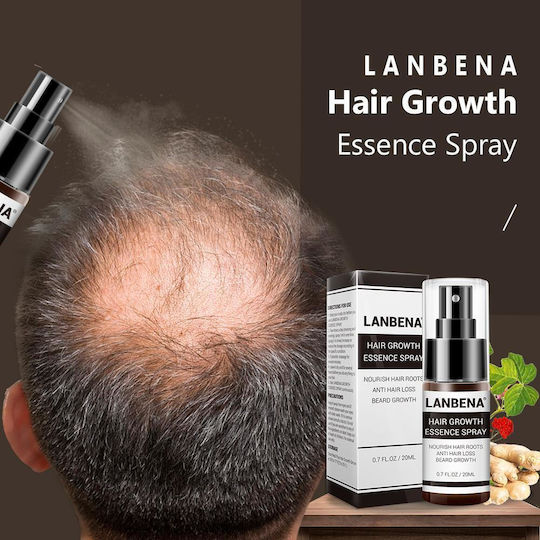 Lanbena Serum Pentru Păr Growth Essence Împotriva Căderii Părului Și Pentru Îmbunătățirea Volumului 20ml