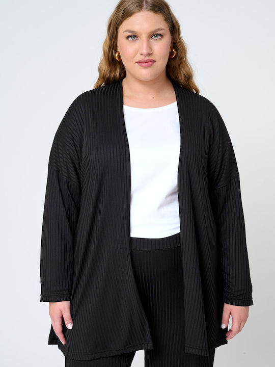 Jucita Long Women's Kimono Black