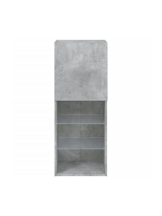 Kabinett Wand mit LED Gray 40.5x30x102cm