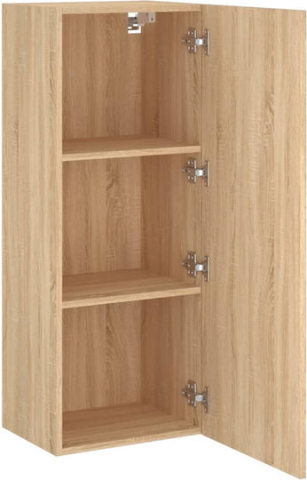 Кремаст Шкаф за Дневна от ПДЧ Sonoma Дъб 40.5x30x102см