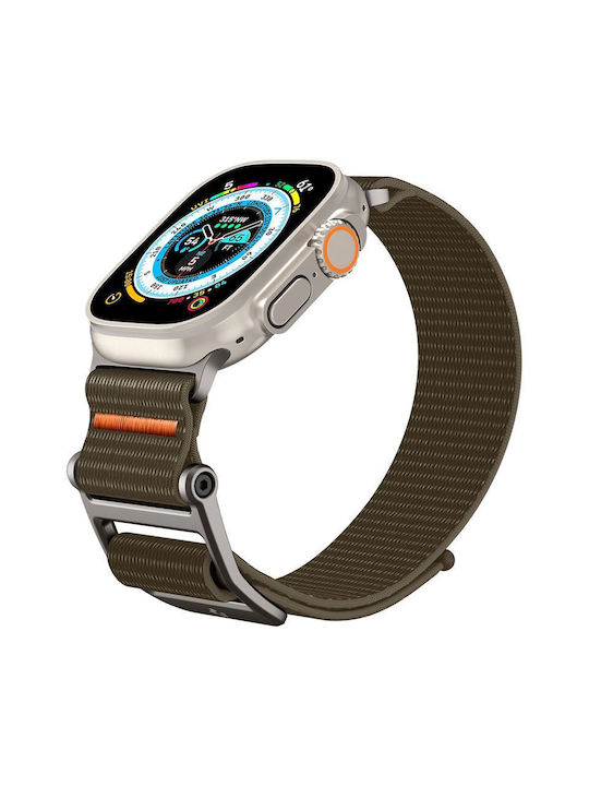 Spigen Durapro Flex Ultra Λουράκι Χακί (Apple Watch 49mm/45mm/44mm/42mm)
