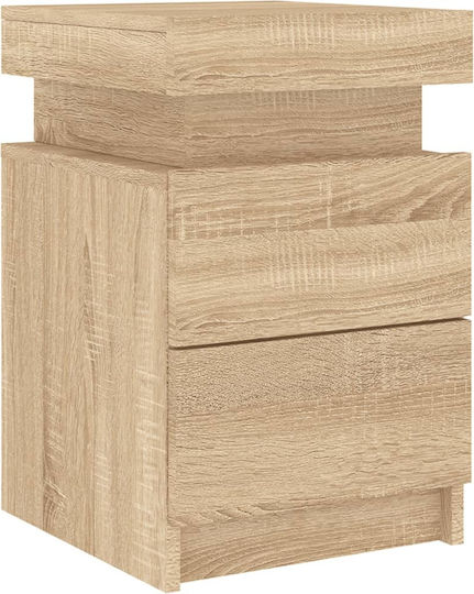 Noptiere Stejar Sonoma 2buc 35x39x55cm