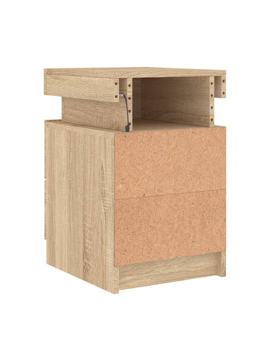 Noptiere Stejar Sonoma 2buc 35x39x55cm